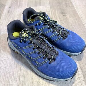 Merrell Moab Flight Trail Running Shoes Cobalt Blue Mens Size 11